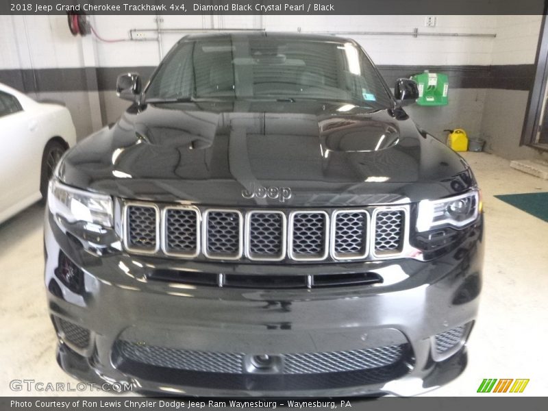 Diamond Black Crystal Pearl / Black 2018 Jeep Grand Cherokee Trackhawk 4x4