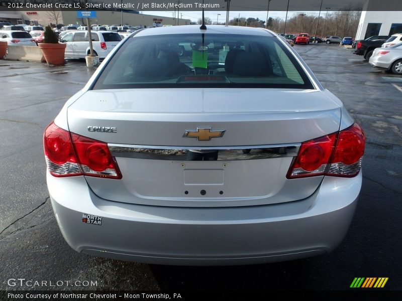 Silver Ice Metallic / Jet Black/Medium Titanium 2012 Chevrolet Cruze LS