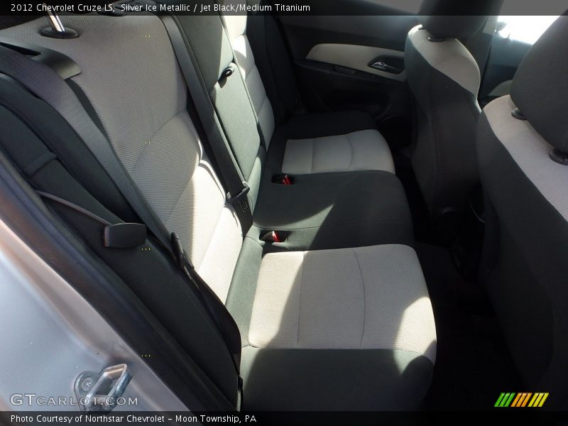 Silver Ice Metallic / Jet Black/Medium Titanium 2012 Chevrolet Cruze LS