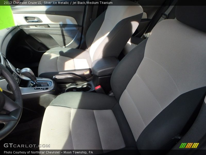 Silver Ice Metallic / Jet Black/Medium Titanium 2012 Chevrolet Cruze LS