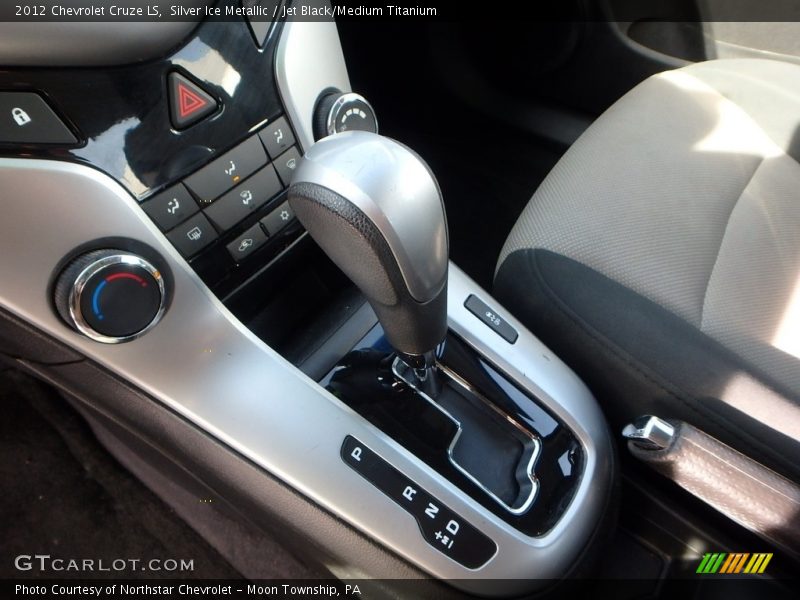 Silver Ice Metallic / Jet Black/Medium Titanium 2012 Chevrolet Cruze LS