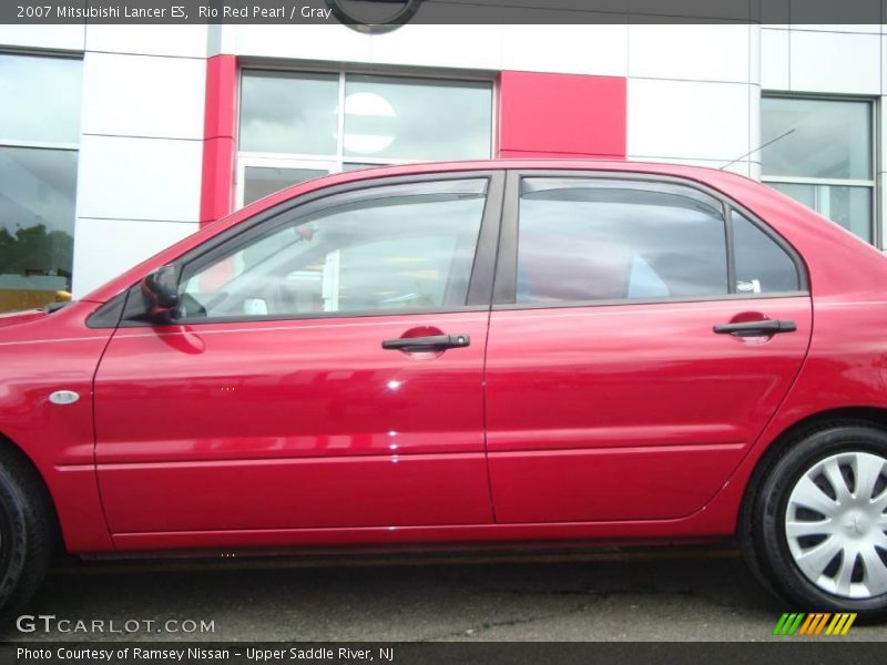 Rio Red Pearl / Gray 2007 Mitsubishi Lancer ES