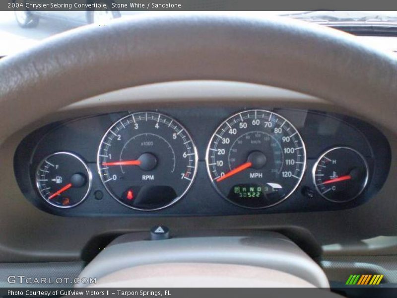 Stone White / Sandstone 2004 Chrysler Sebring Convertible