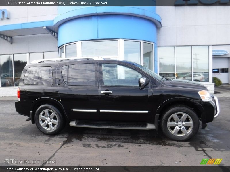 Galaxy Black / Charcoal 2012 Nissan Armada Platinum 4WD