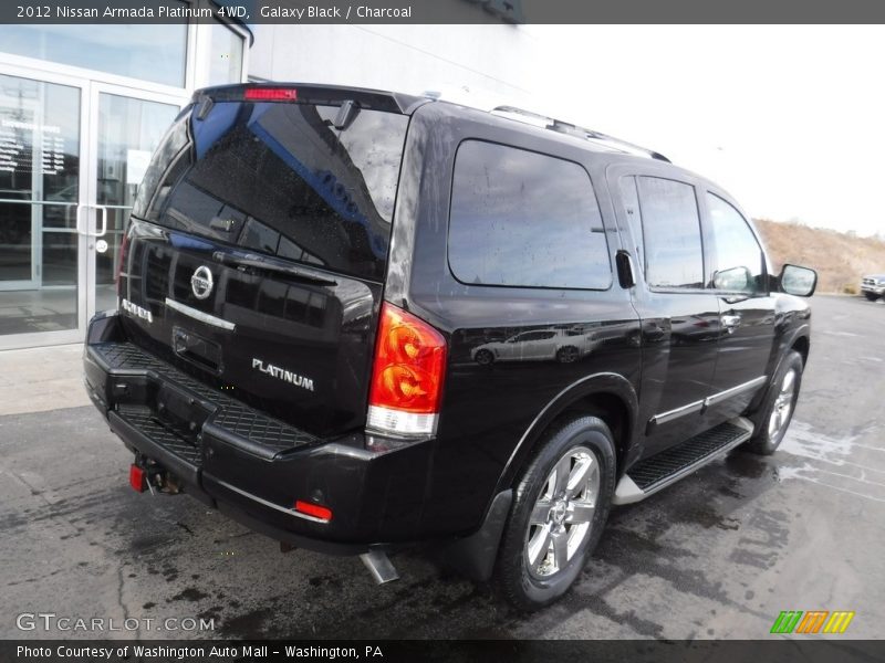 Galaxy Black / Charcoal 2012 Nissan Armada Platinum 4WD