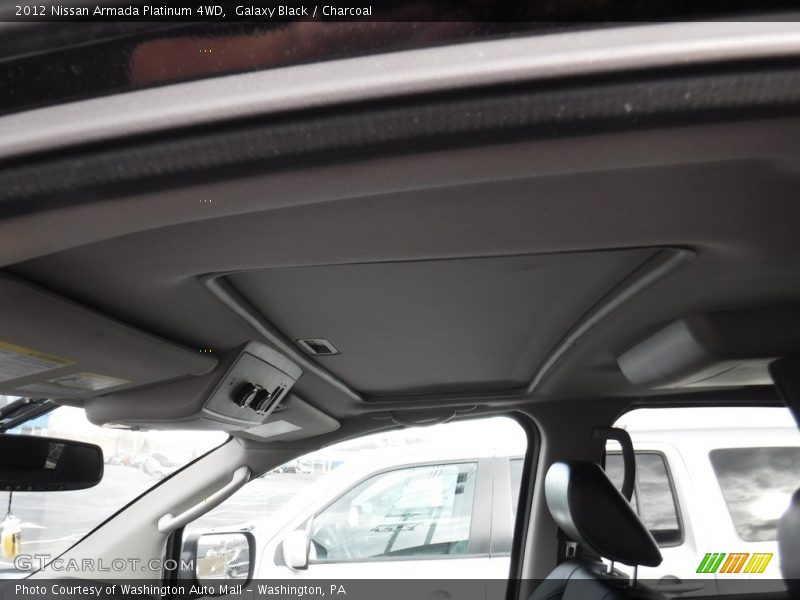 Galaxy Black / Charcoal 2012 Nissan Armada Platinum 4WD