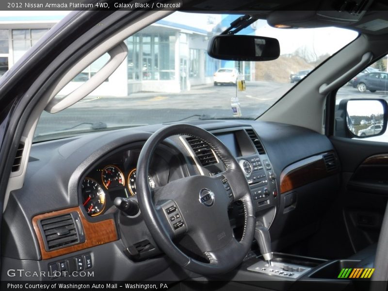 Galaxy Black / Charcoal 2012 Nissan Armada Platinum 4WD