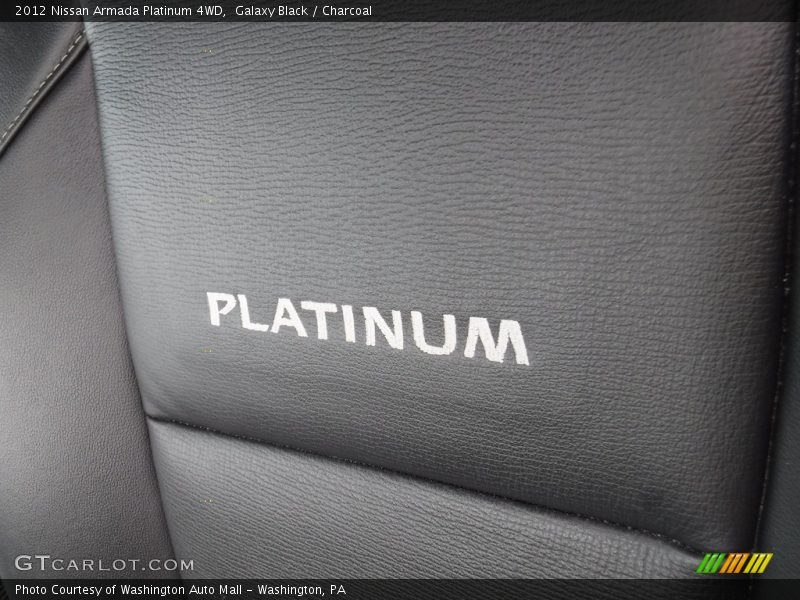 Galaxy Black / Charcoal 2012 Nissan Armada Platinum 4WD
