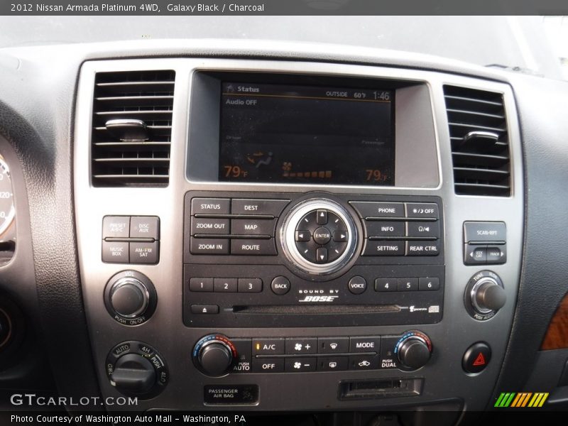 Galaxy Black / Charcoal 2012 Nissan Armada Platinum 4WD