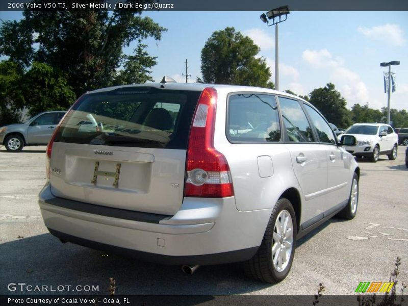 Silver Metallic / Dark Beige/Quartz 2006 Volvo V50 T5