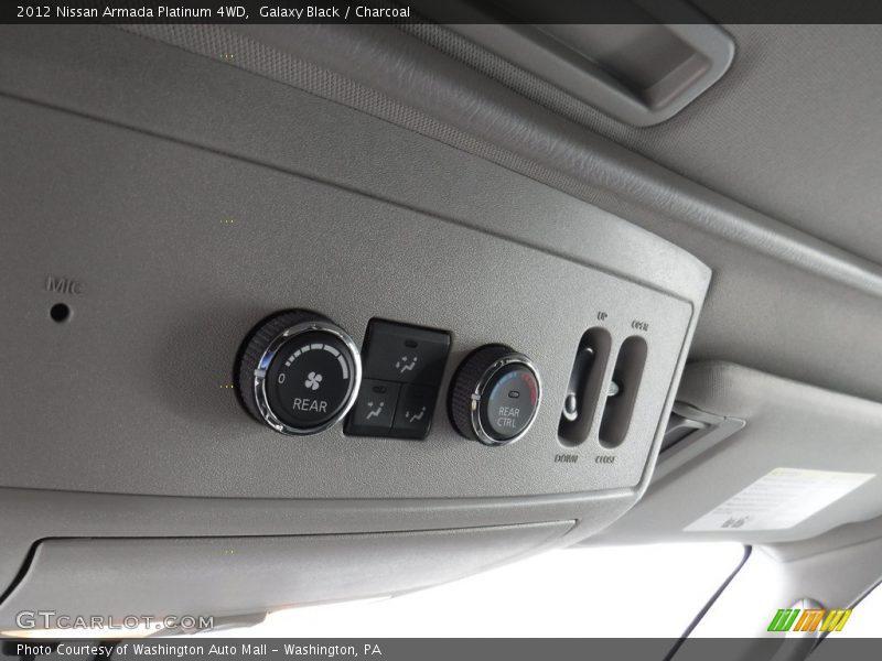 Galaxy Black / Charcoal 2012 Nissan Armada Platinum 4WD