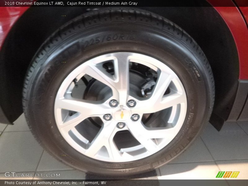 Cajun Red Tintcoat / Medium Ash Gray 2018 Chevrolet Equinox LT AWD