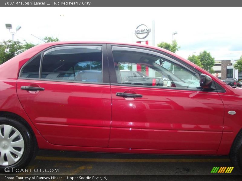 Rio Red Pearl / Gray 2007 Mitsubishi Lancer ES