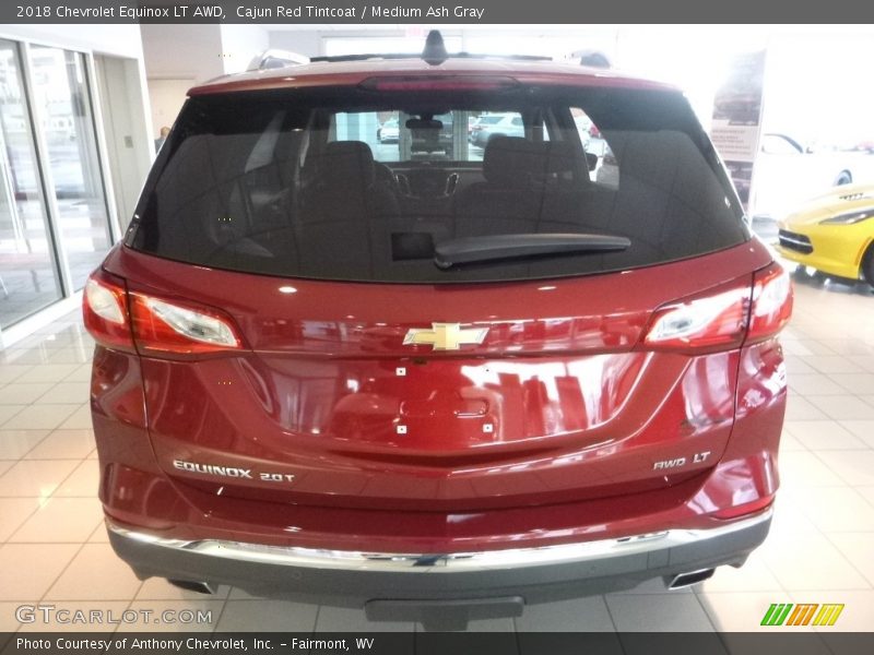 Cajun Red Tintcoat / Medium Ash Gray 2018 Chevrolet Equinox LT AWD