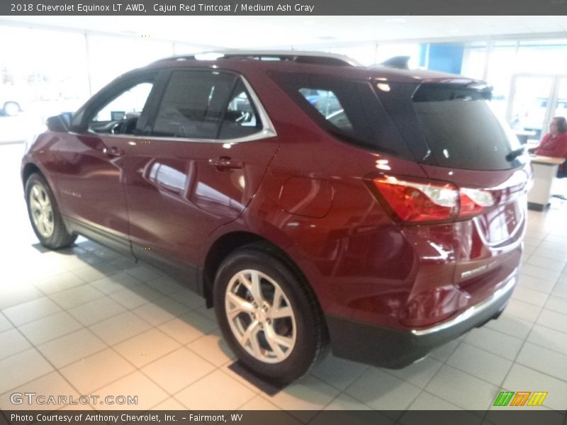 Cajun Red Tintcoat / Medium Ash Gray 2018 Chevrolet Equinox LT AWD