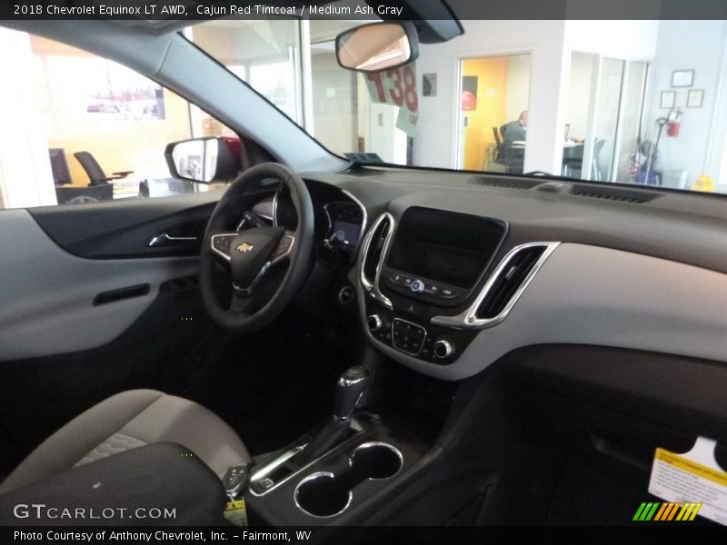 Cajun Red Tintcoat / Medium Ash Gray 2018 Chevrolet Equinox LT AWD