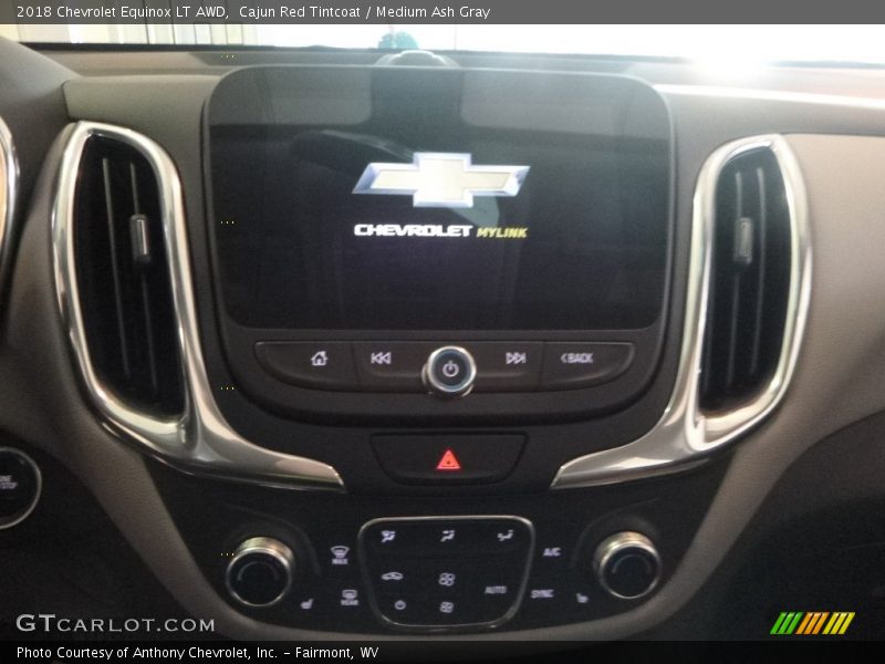 Cajun Red Tintcoat / Medium Ash Gray 2018 Chevrolet Equinox LT AWD