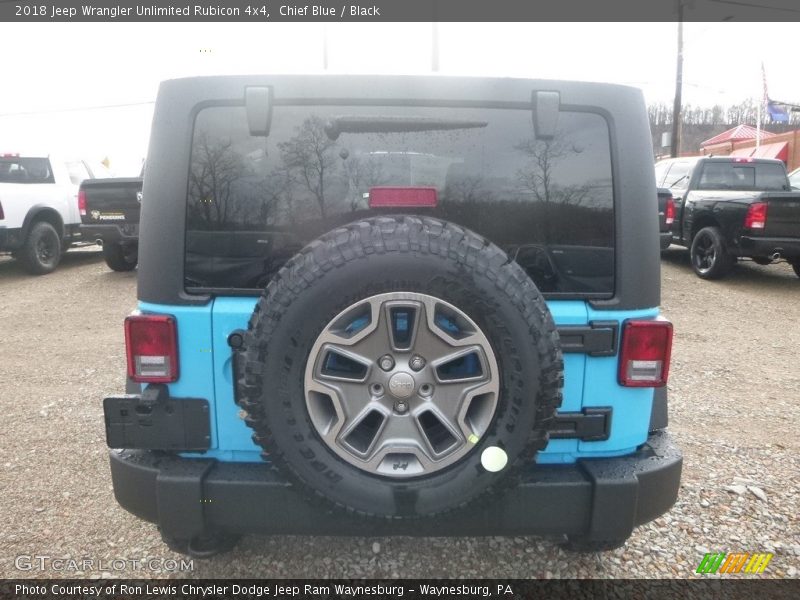 Chief Blue / Black 2018 Jeep Wrangler Unlimited Rubicon 4x4