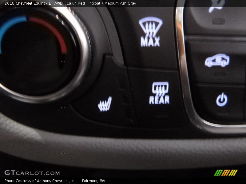 Cajun Red Tintcoat / Medium Ash Gray 2018 Chevrolet Equinox LT AWD