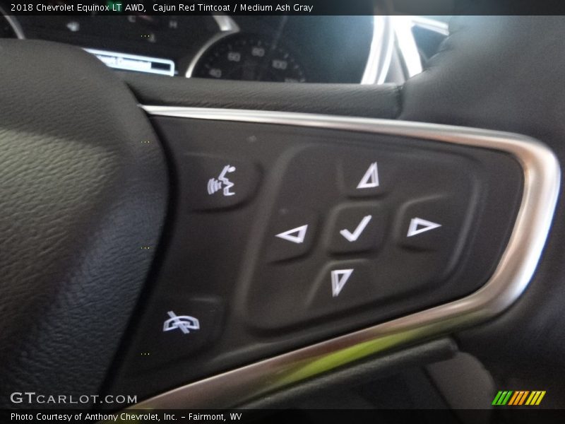 Cajun Red Tintcoat / Medium Ash Gray 2018 Chevrolet Equinox LT AWD