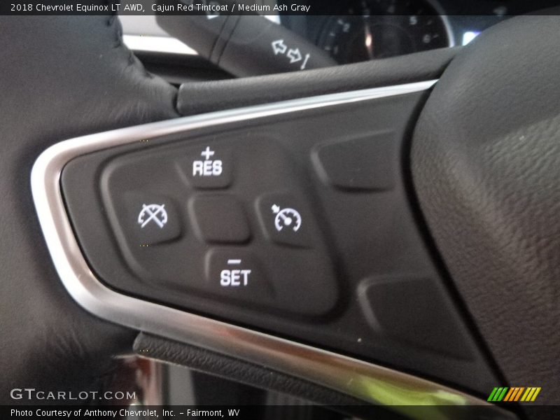 Cajun Red Tintcoat / Medium Ash Gray 2018 Chevrolet Equinox LT AWD