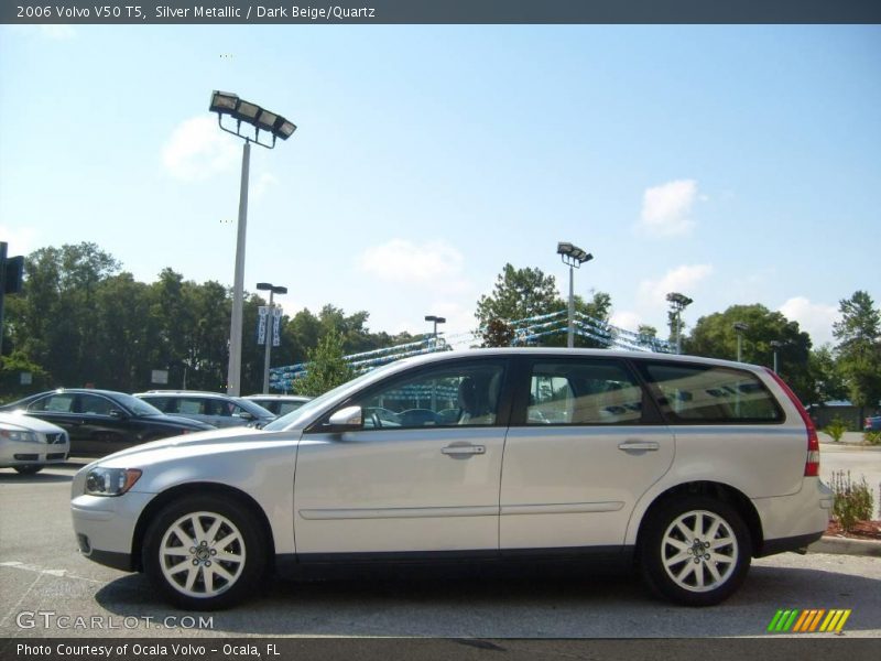 Silver Metallic / Dark Beige/Quartz 2006 Volvo V50 T5