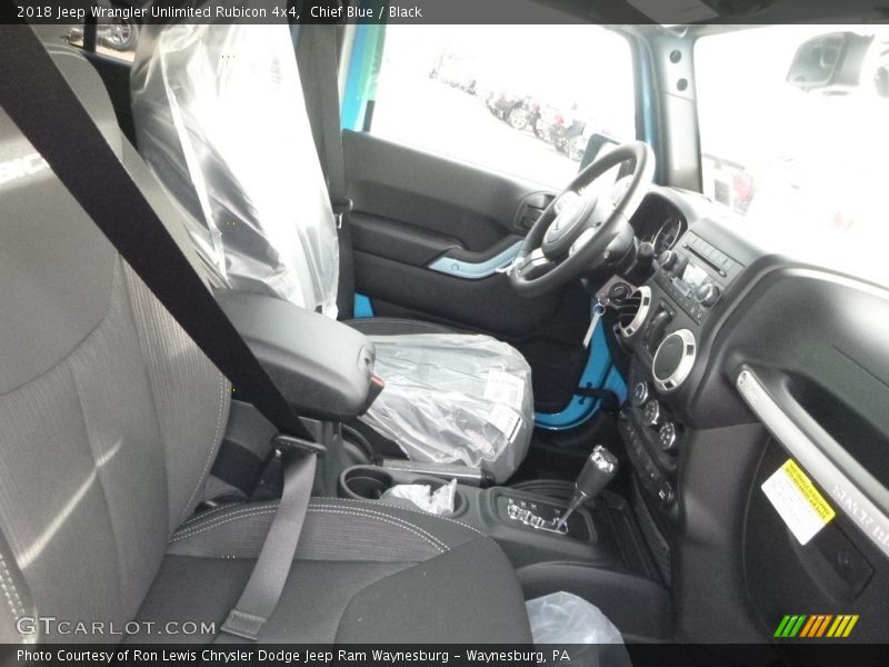 Chief Blue / Black 2018 Jeep Wrangler Unlimited Rubicon 4x4