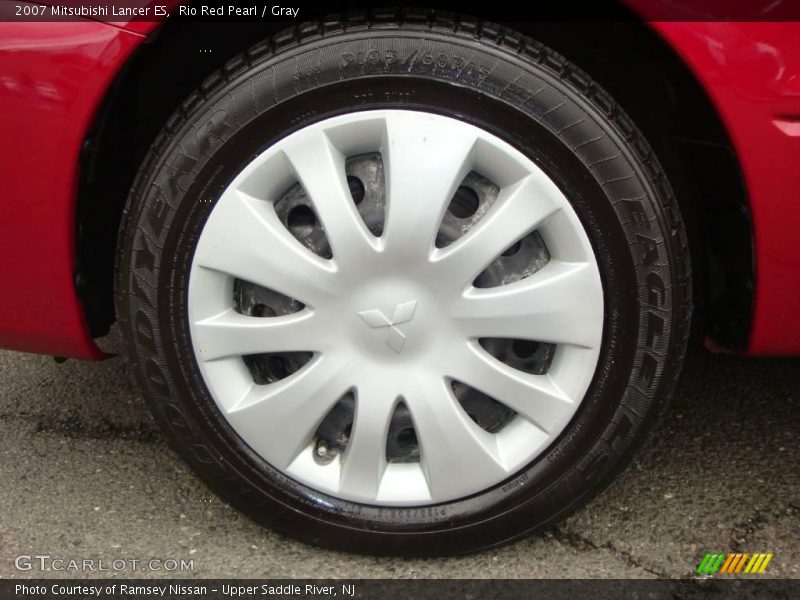 Rio Red Pearl / Gray 2007 Mitsubishi Lancer ES