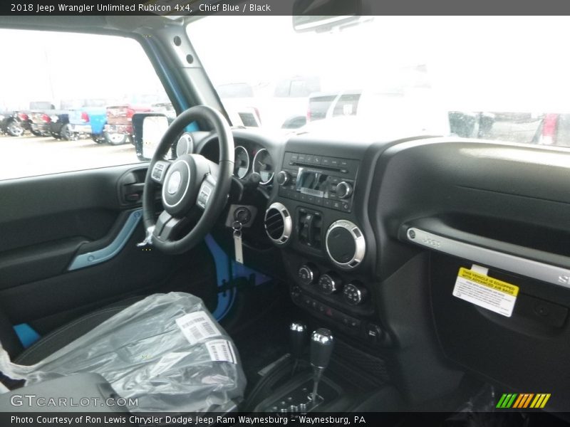 Chief Blue / Black 2018 Jeep Wrangler Unlimited Rubicon 4x4