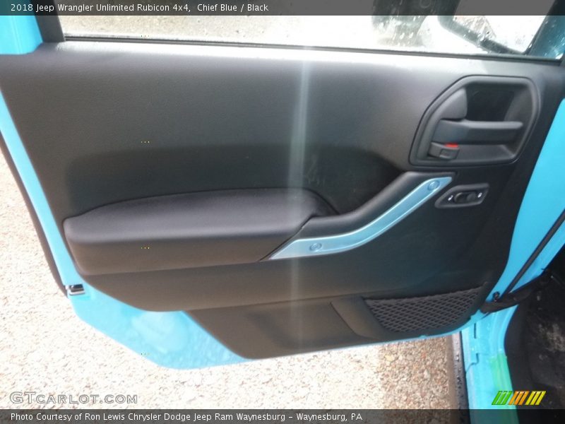 Chief Blue / Black 2018 Jeep Wrangler Unlimited Rubicon 4x4