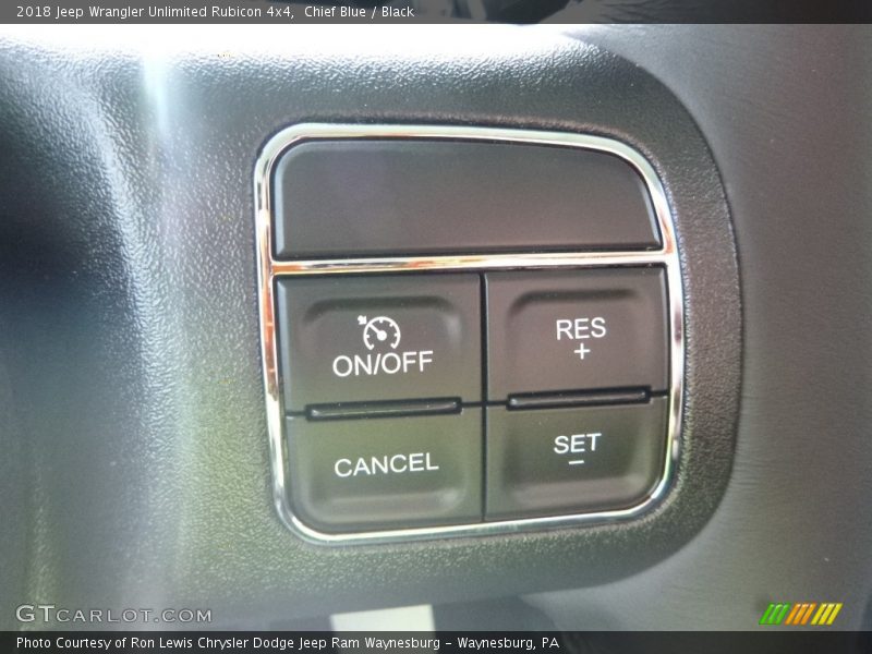 Chief Blue / Black 2018 Jeep Wrangler Unlimited Rubicon 4x4