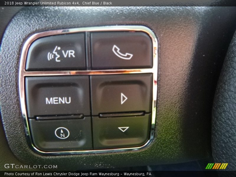 Chief Blue / Black 2018 Jeep Wrangler Unlimited Rubicon 4x4