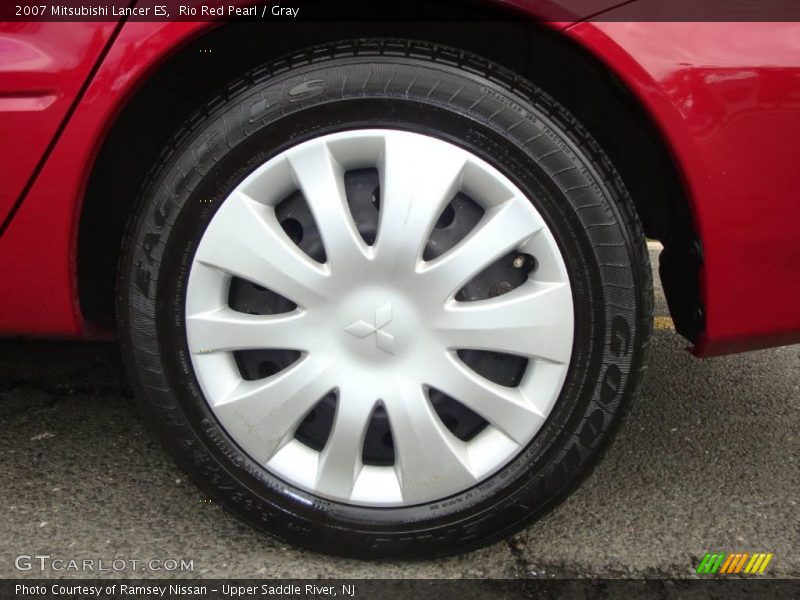 Rio Red Pearl / Gray 2007 Mitsubishi Lancer ES