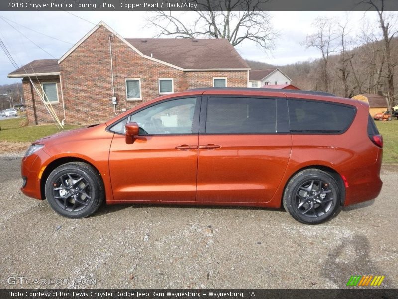 Copper Pearl / Black/Alloy 2018 Chrysler Pacifica Touring L Plus