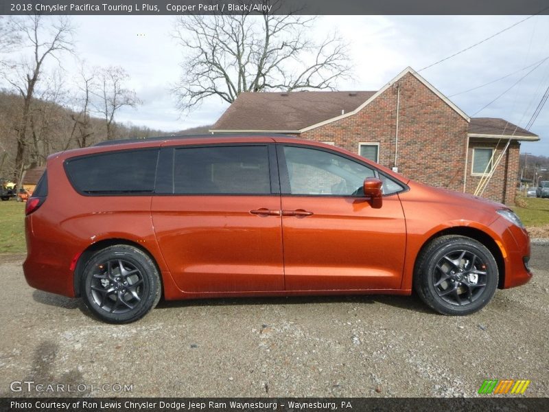 Copper Pearl / Black/Alloy 2018 Chrysler Pacifica Touring L Plus