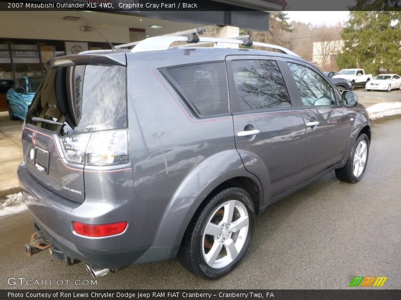 Graphite Gray Pearl / Black 2007 Mitsubishi Outlander XLS 4WD