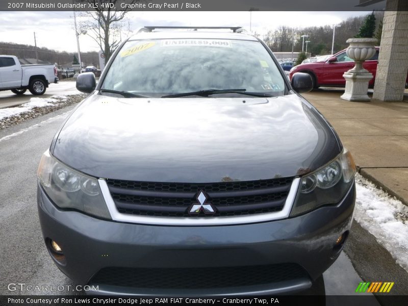 Graphite Gray Pearl / Black 2007 Mitsubishi Outlander XLS 4WD