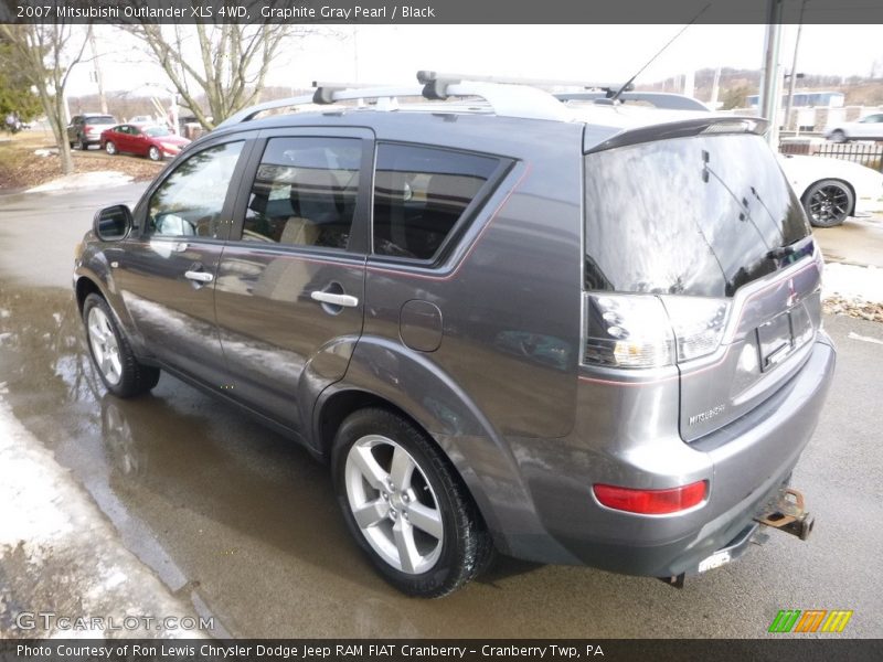 Graphite Gray Pearl / Black 2007 Mitsubishi Outlander XLS 4WD