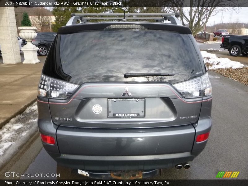 Graphite Gray Pearl / Black 2007 Mitsubishi Outlander XLS 4WD