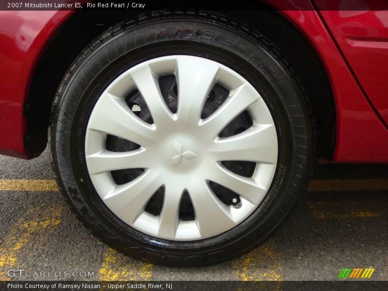 Rio Red Pearl / Gray 2007 Mitsubishi Lancer ES