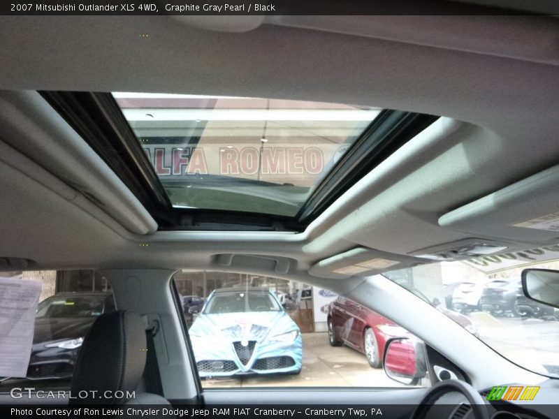 Graphite Gray Pearl / Black 2007 Mitsubishi Outlander XLS 4WD