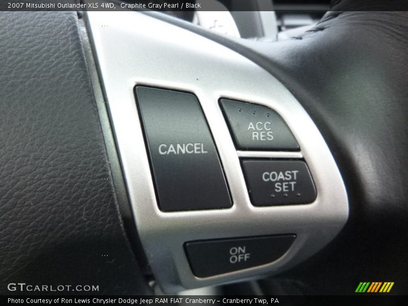 Graphite Gray Pearl / Black 2007 Mitsubishi Outlander XLS 4WD