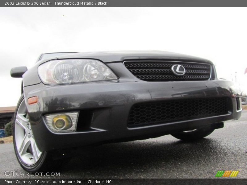 Thundercloud Metallic / Black 2003 Lexus IS 300 Sedan