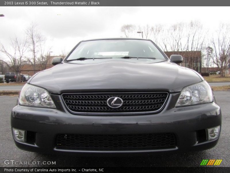 Thundercloud Metallic / Black 2003 Lexus IS 300 Sedan