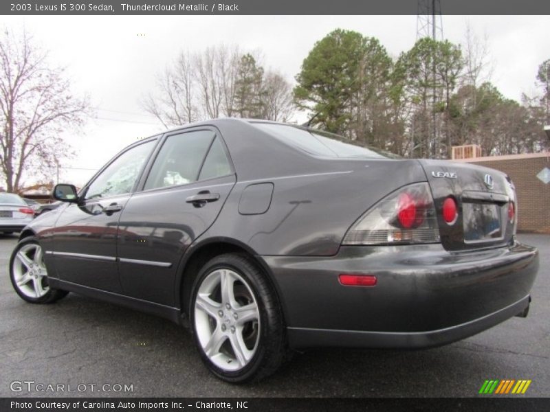 Thundercloud Metallic / Black 2003 Lexus IS 300 Sedan