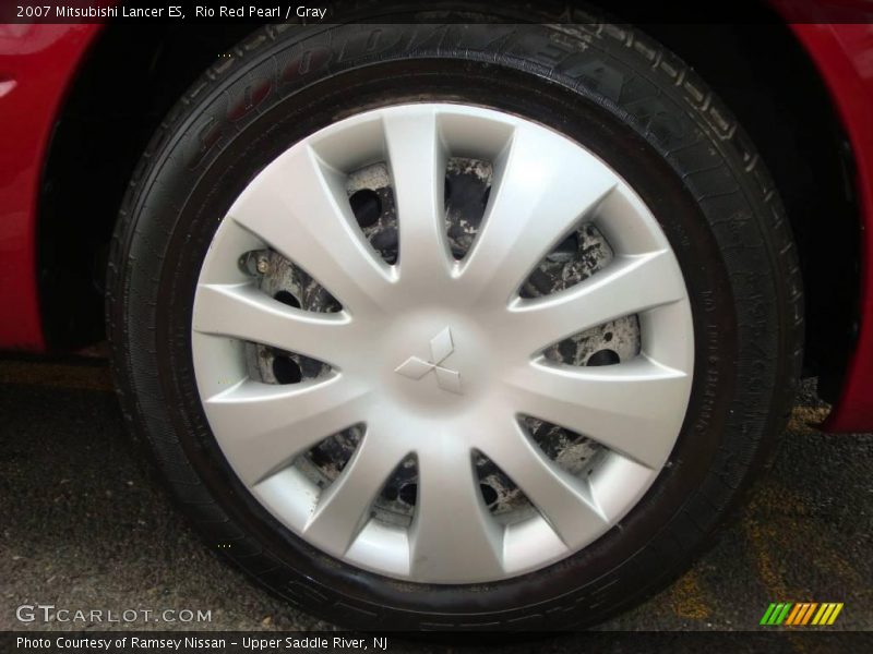 Rio Red Pearl / Gray 2007 Mitsubishi Lancer ES