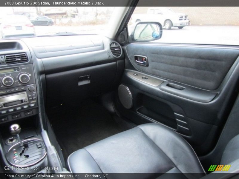 Thundercloud Metallic / Black 2003 Lexus IS 300 Sedan