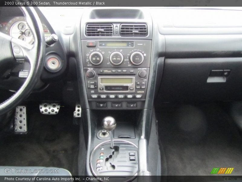 Thundercloud Metallic / Black 2003 Lexus IS 300 Sedan