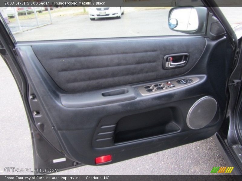 Thundercloud Metallic / Black 2003 Lexus IS 300 Sedan