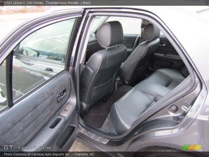 Thundercloud Metallic / Black 2003 Lexus IS 300 Sedan